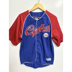 Baseball Chicago‎ Cubs Jersey  Adult Large (42-44) Blue with Red